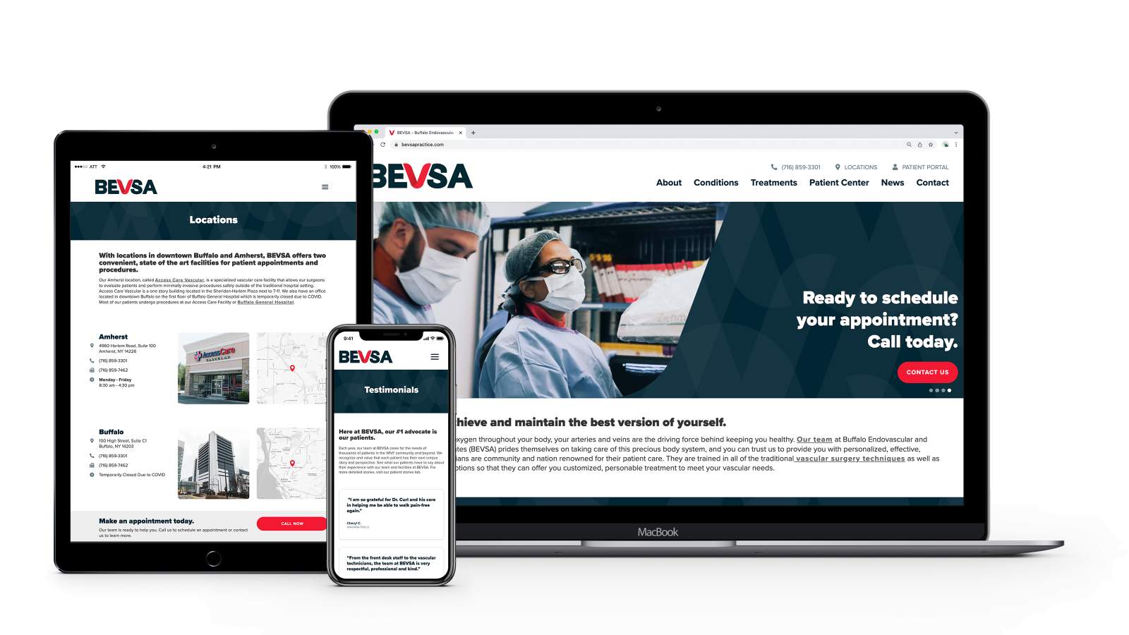 Buffalo Endovascular & Vascular Surgical Associates (BEVSA) Laptop/Tablet/Phone